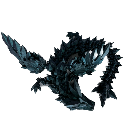 Crystal winged volwassen draak