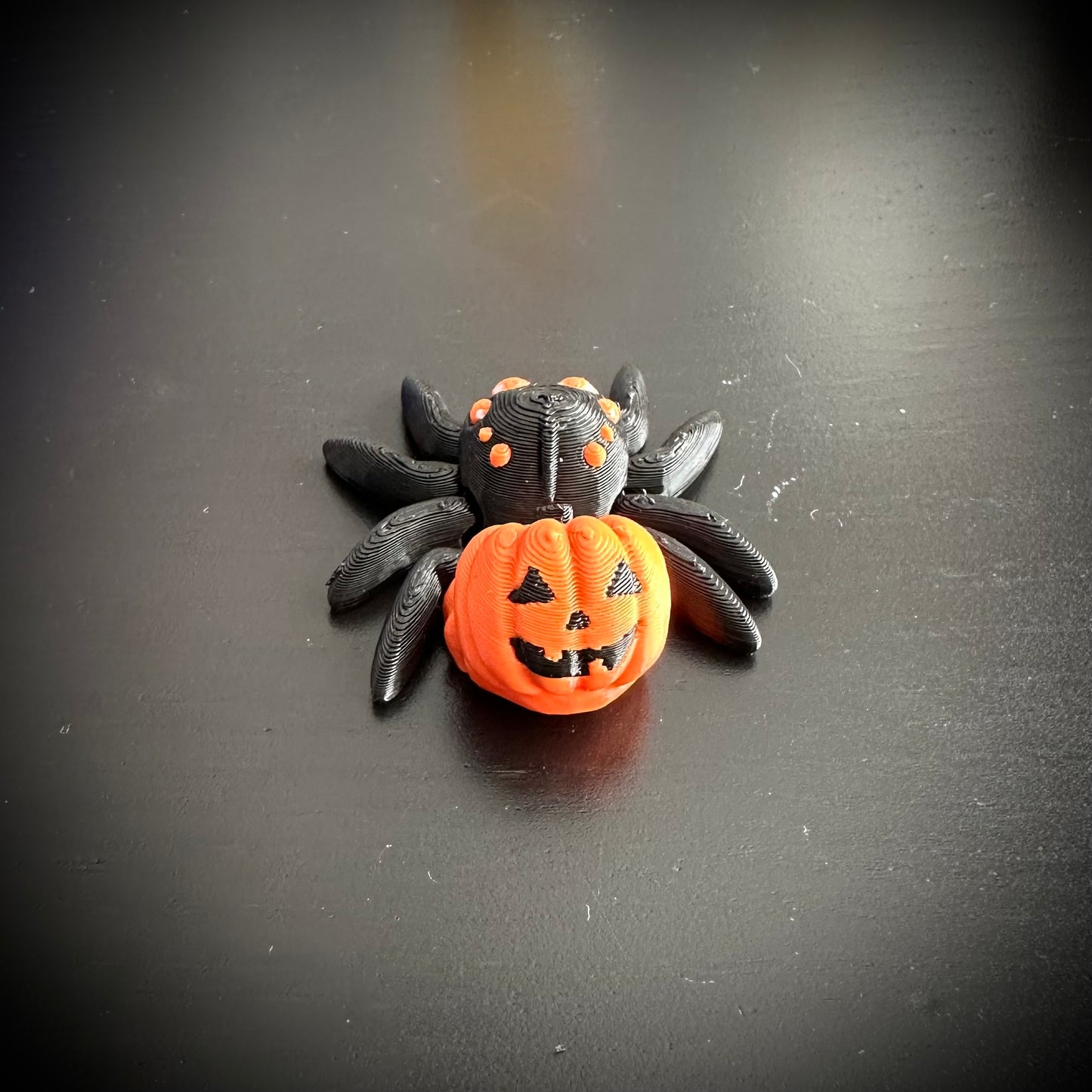 Tiny Jumping Spider Jack-O-Lantern