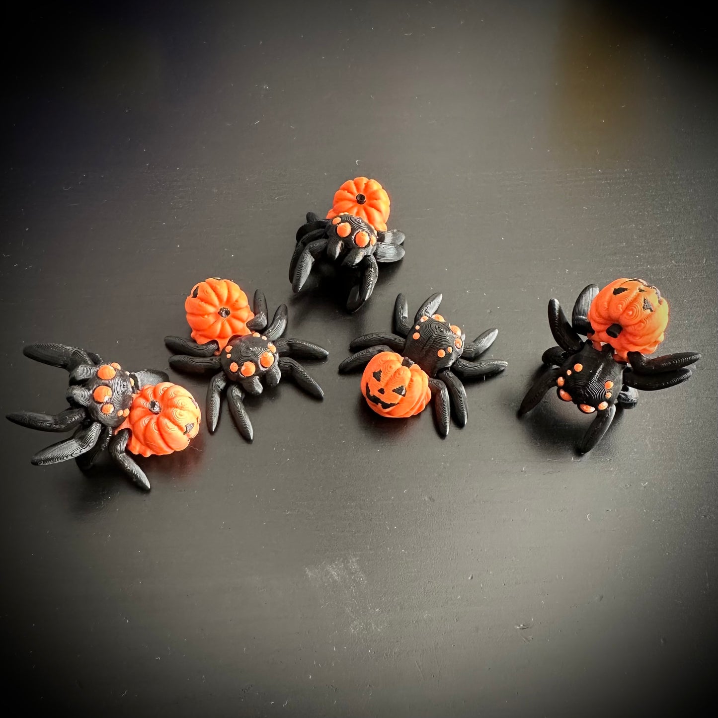 Tiny Jumping Spider Jack-O-Lantern