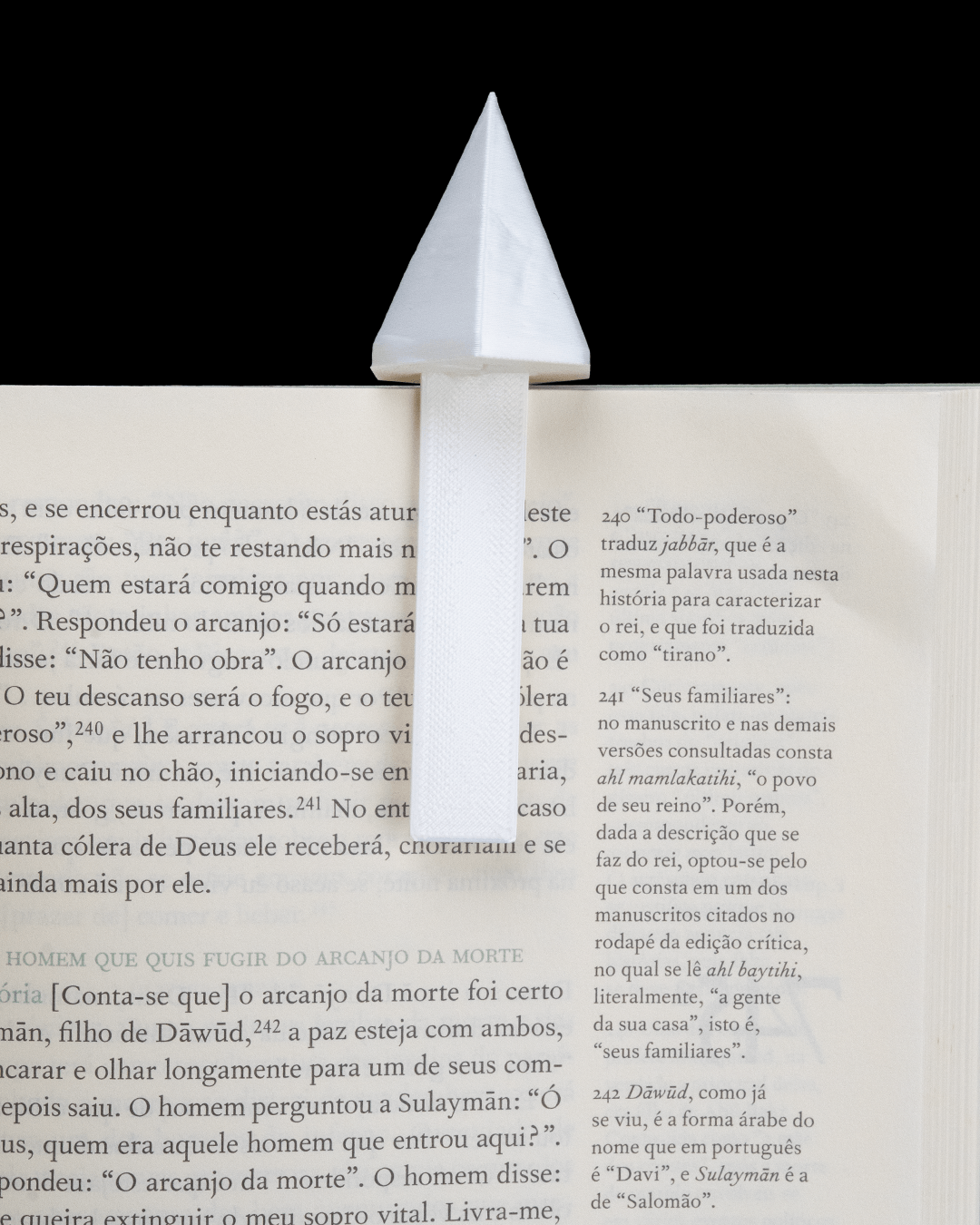 Crystal Bookend and marks