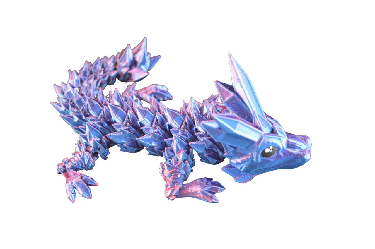 Crystal baby draak